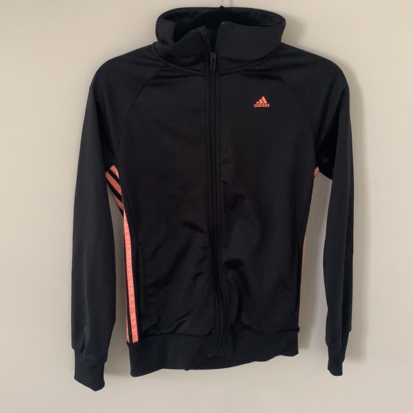 Adidas Black with Coral Track Suit - Picture 4 of 5